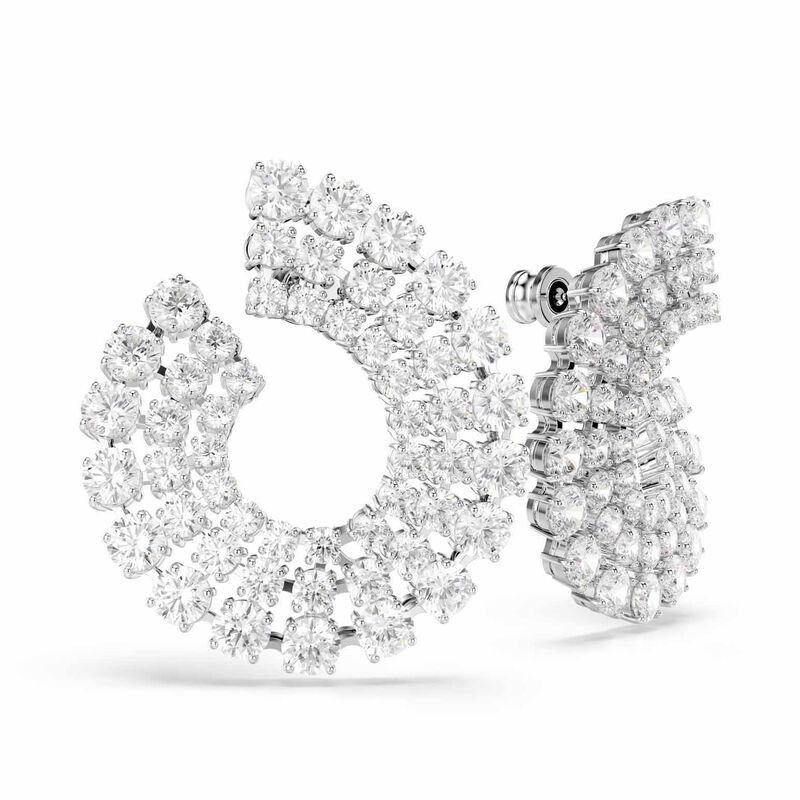 Swarovski Matrix Hoop Earrings image number 2